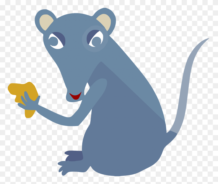 1280x1064 Бесплатный Клипарт Крысы - Крысиные Удочки