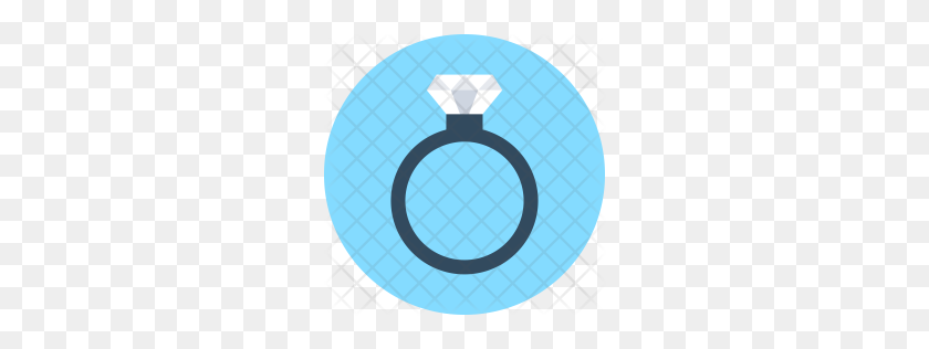 256x256 Free Ring, Ceremoney, Diamond, Emoji, Gem Icon Download - Diamond Emoji PNG
