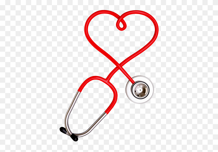 400x528 Free Rn Stethoscope Clipart - Stethoscope With Heart Clipart