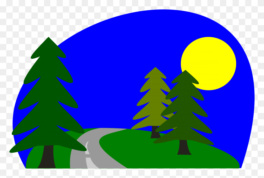 2400x1562 Free Road Clipart - Winding Path Clipart