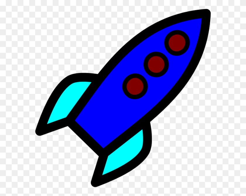 600x608 Free Rocket Clipart Image Images - Rocket Clipart Black And White