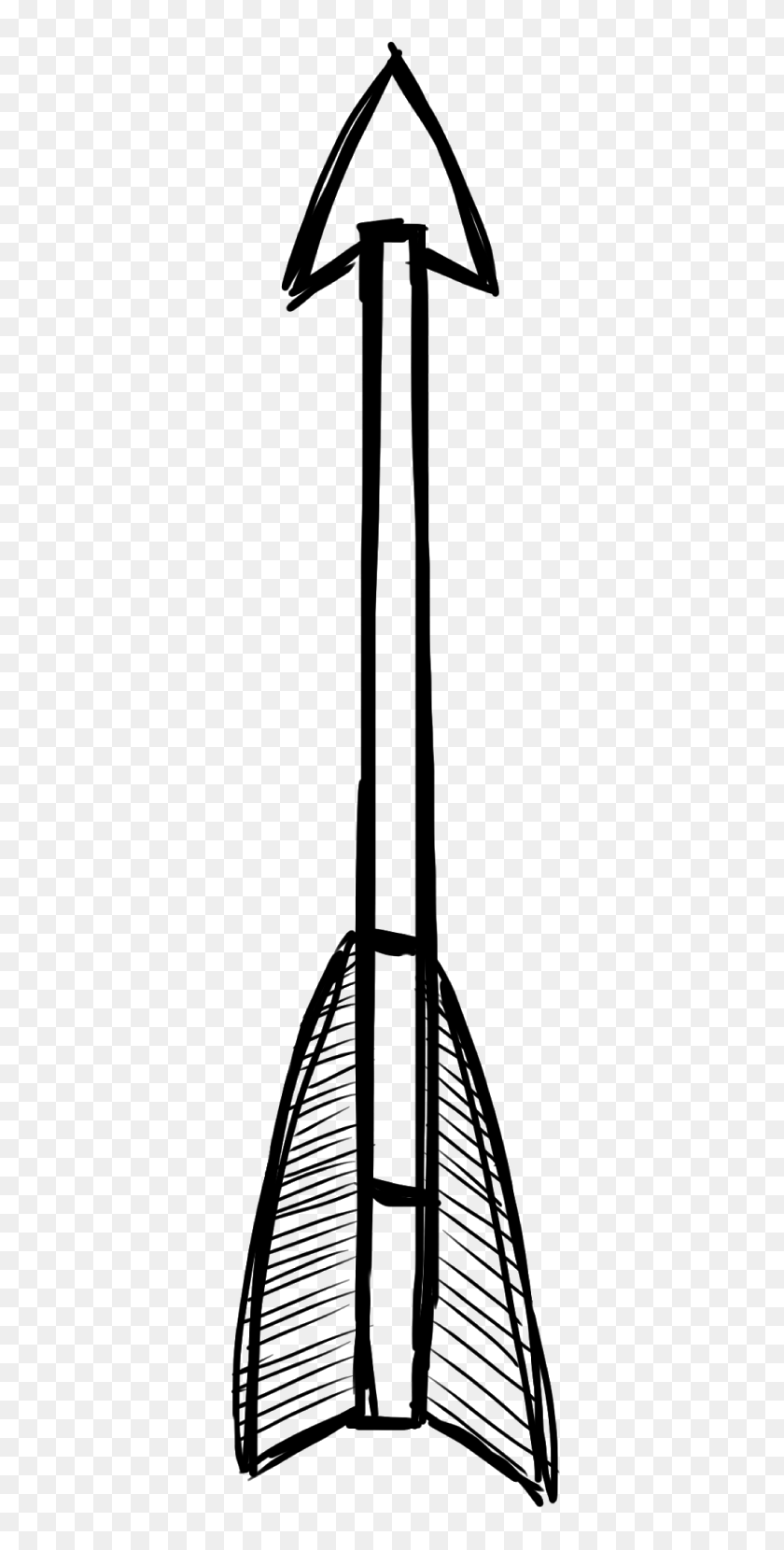 386x1600 Free Rustic Arrow Clip Art - Rustic Arrow PNG