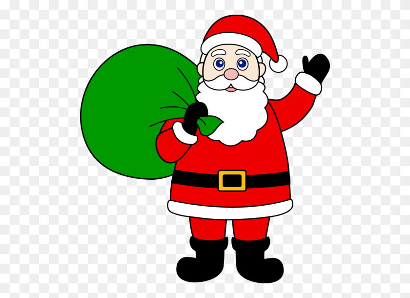 512x550 Free Santa Clipart - Christmas List Clipart