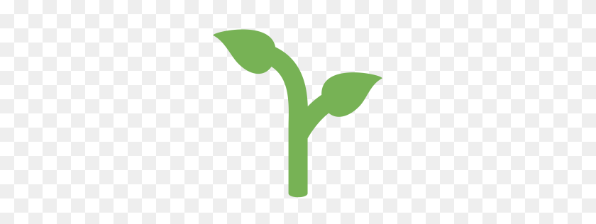 256x256 Free Seedling, Young, Leaf, Green, Environment, Nature Icon - Seedling PNG