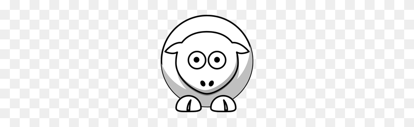 188x198 Free Sheep Clipart Png, Sheep Icons - Sheep Clipart Black And White
