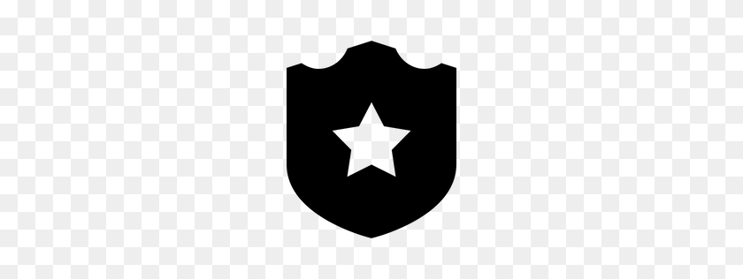 256x256 Free Shield, Batch, Star, Safe, Badge, Sheriff, Police Icon - Sheriff Badge PNG