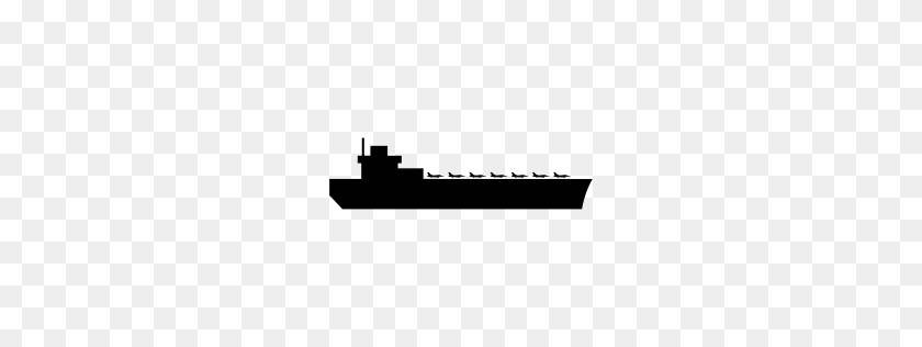 256x256 Free Ship Icon Download Png, Formats - Aircraft Carrier PNG