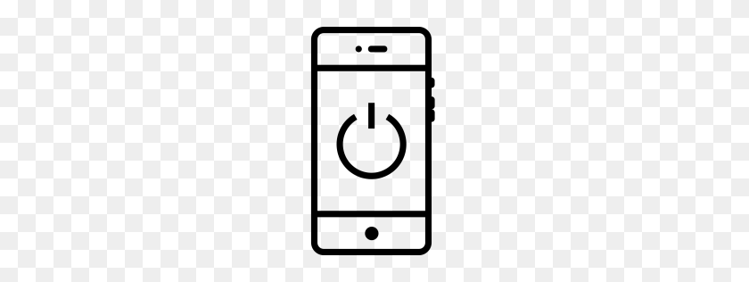 256x256 Free Shutdown, Shut, Close, Power, Off, Switchoff Icon Download - Iphone Outline PNG