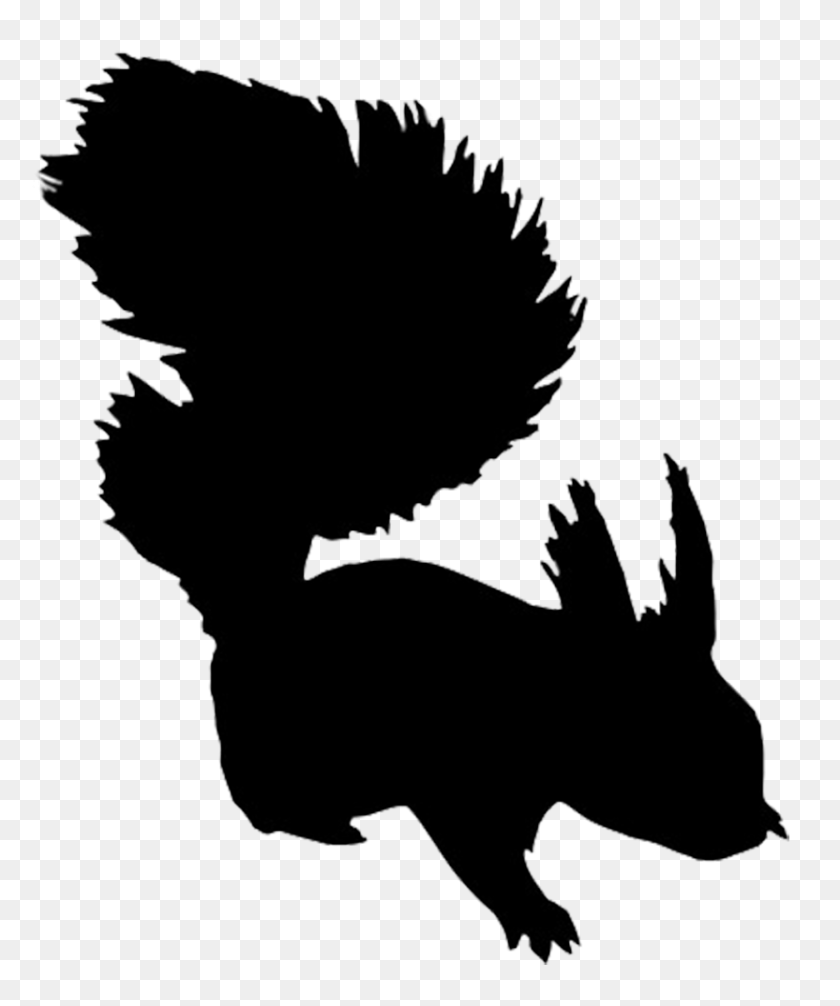 832x1010 Free Silhouette Of An Agile And Curious Little Squirrel Maybe She - Squirrel Black And White Clipart
