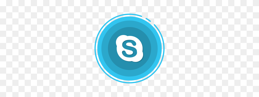 256x256 Descargar Icono De Skype Png, Formatos - Icono De Skype Png