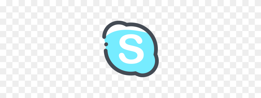 256x256 Free Skype Icon Download Png, Formats - Skype PNG