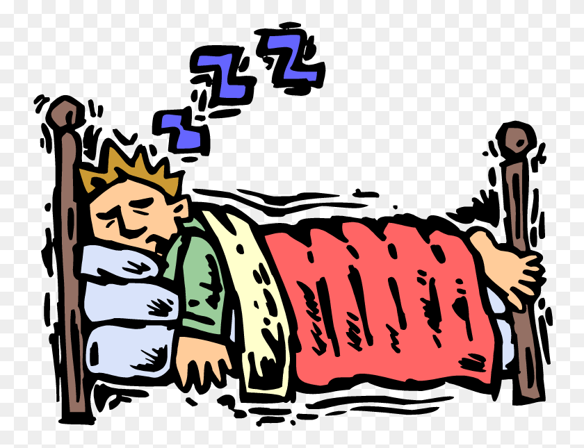 750x585 Free Sleep Clipart - Person Studying Clipart