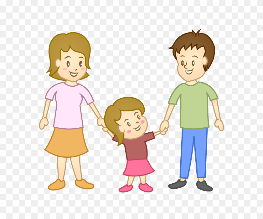 640x640 Бесплатный Мультяшный Клипарт Для Маленьких Детей И Родителей - Родительский Детский Клипарт