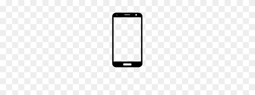 256x256 Free Smartphone, Android, Mobile, Device Icon Download Png - Smartphone Icon PNG