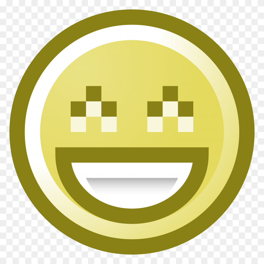 3200x3200 Free Smiley Face Clip Art Illustration - Person Laughing Clipart