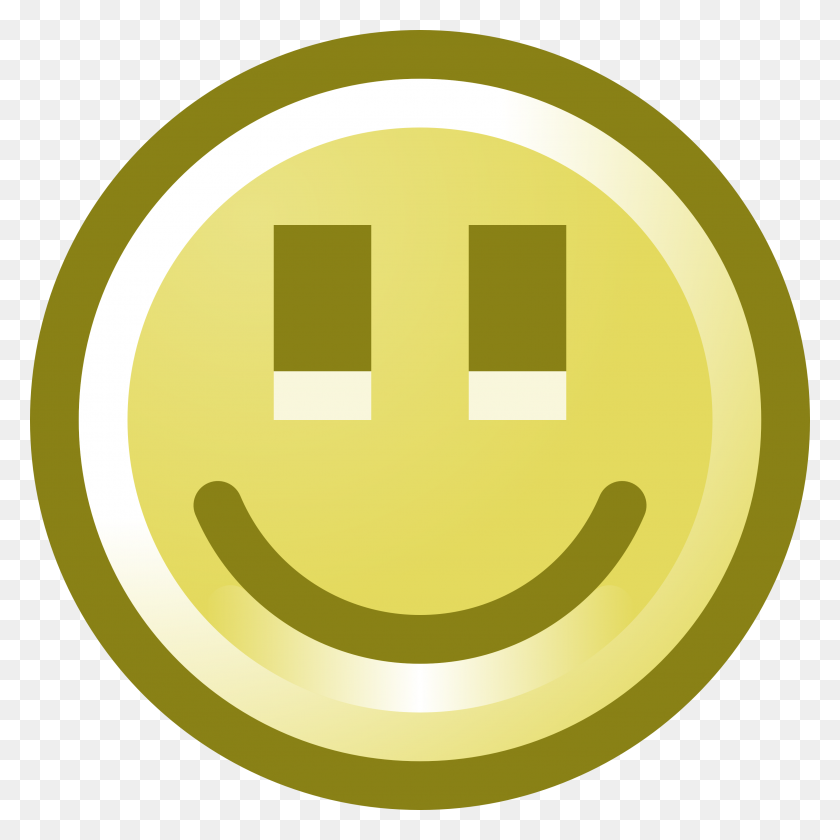 3200x3200 Free Smiling Smiley Face Clip Art Illustration - Cursing Clipart
