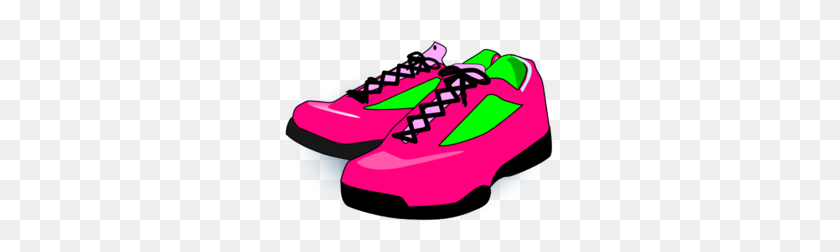 300x192 Free Sneaker Clipart Clipart Collection Walking Tennis Shoes - Tennis Images Clip Art