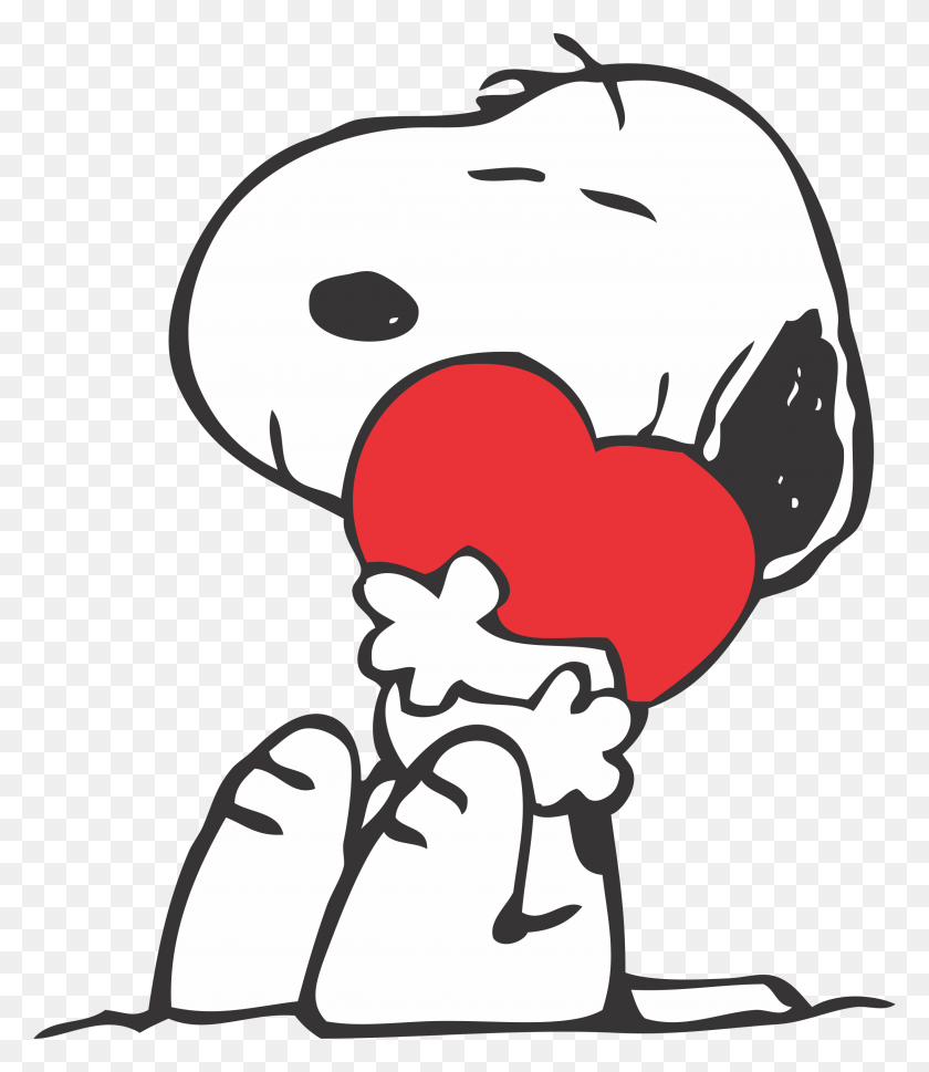 2439x2844 Free Snoopy Valentine Clip Art - Snoopy Valentine Clipart