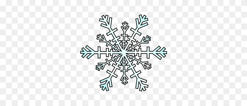 300x300 Free Snowflake Clipart Png, Snowflake Icons - Snowflake Clipart Free