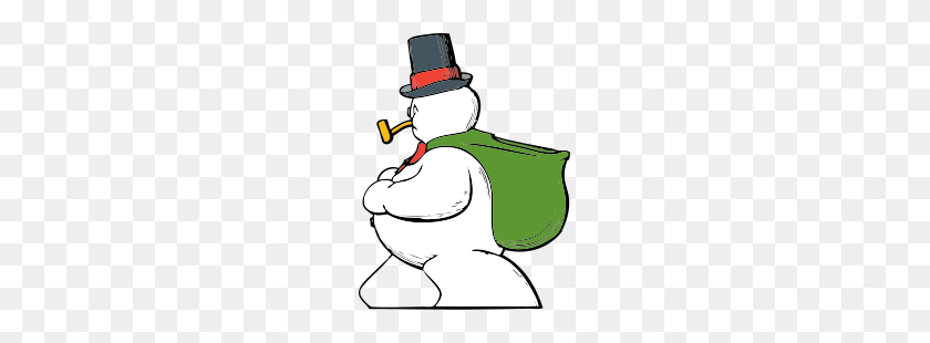 191x250 Free Snowman Clip Art Just Chillin - Building A Snowman Clipart
