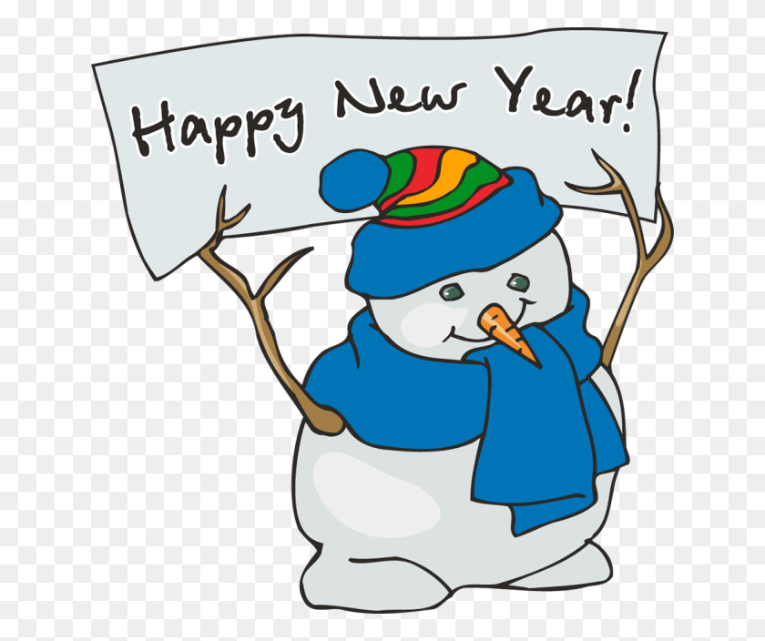 640x644 Free Snowman Clipart Transparent Background Hd Images - New Year Clip Art Free Download