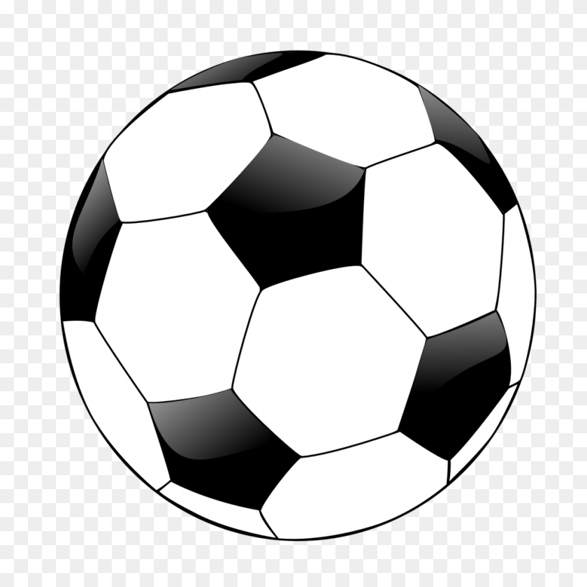 958x958 Free Soccer Ball Clipart Pictures - Black And White Ball Clipart