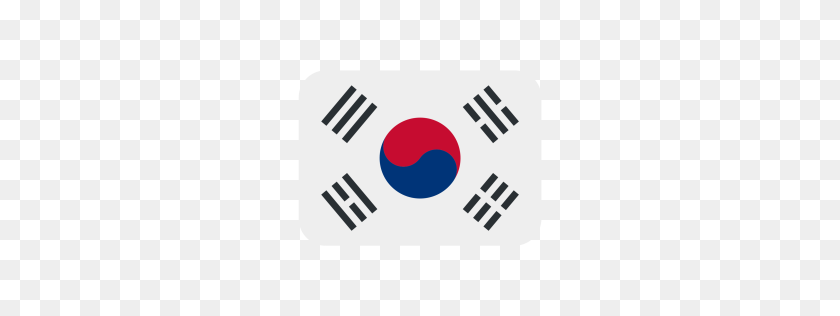 256x256 Free South, Korea, Flag, Country, Nation, Empire Icon Download - Bandera De Corea Del Sur Png