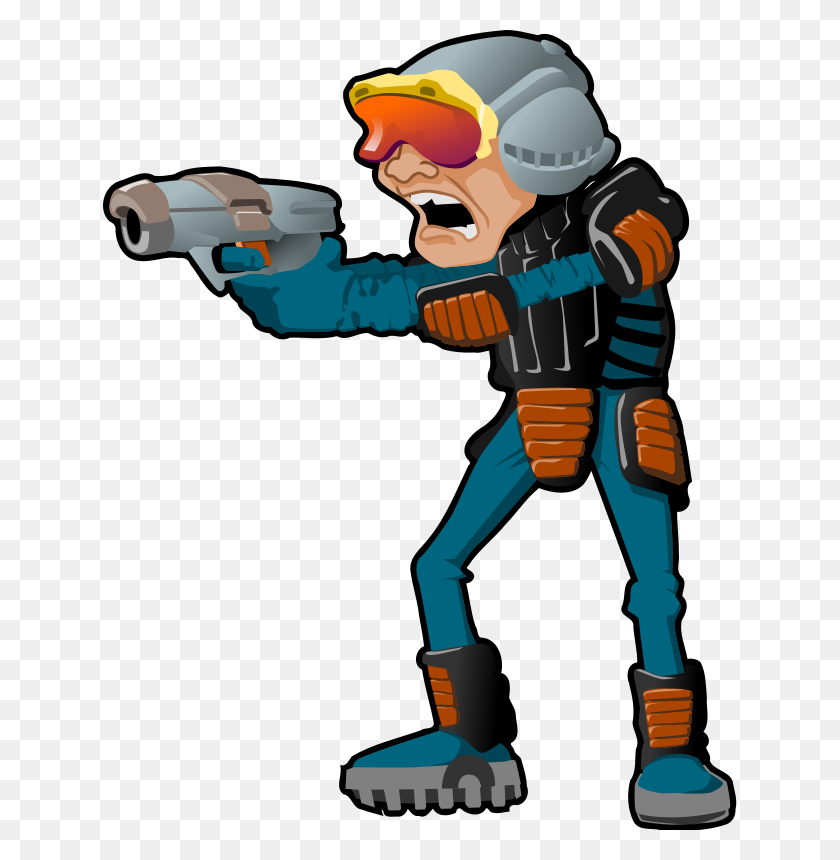 634x800 Free Space Police Clip Art Clipartix - Shooting Clipart