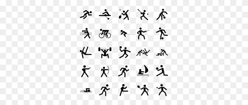 299x297 Free Sports Clip Art Pictures - Penny Clipart Black And White