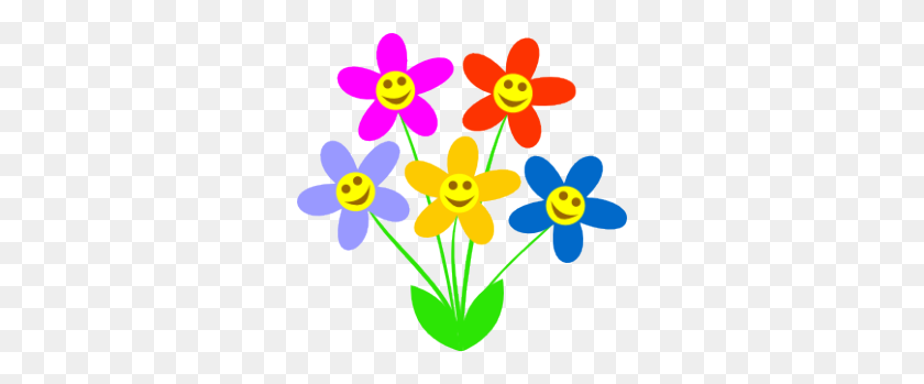 300x289 Free Spring Clipart Flowers Germantown Public Library - Happy Spring Clipart