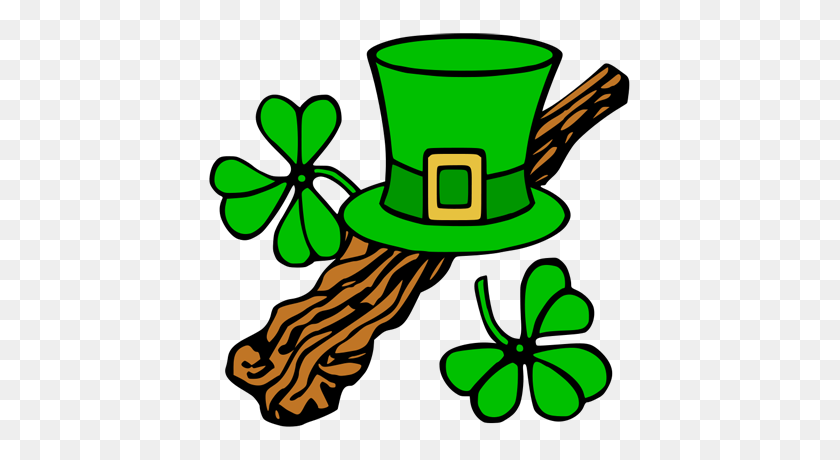 427x400 Free St Patrick's Day Clipart - Shamrock Clipart