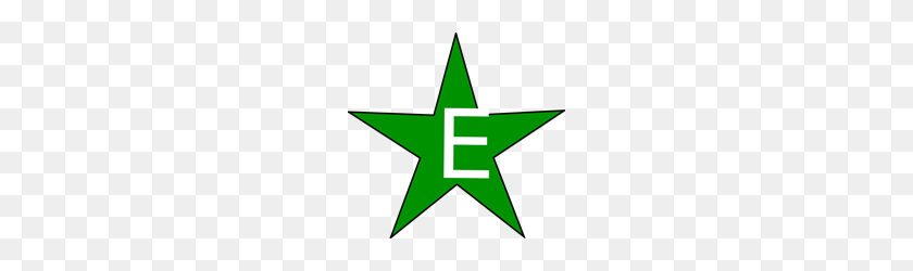 200x190 Estrella Verde Png, Iconos De Estrellas - Estrella Verde Clipart