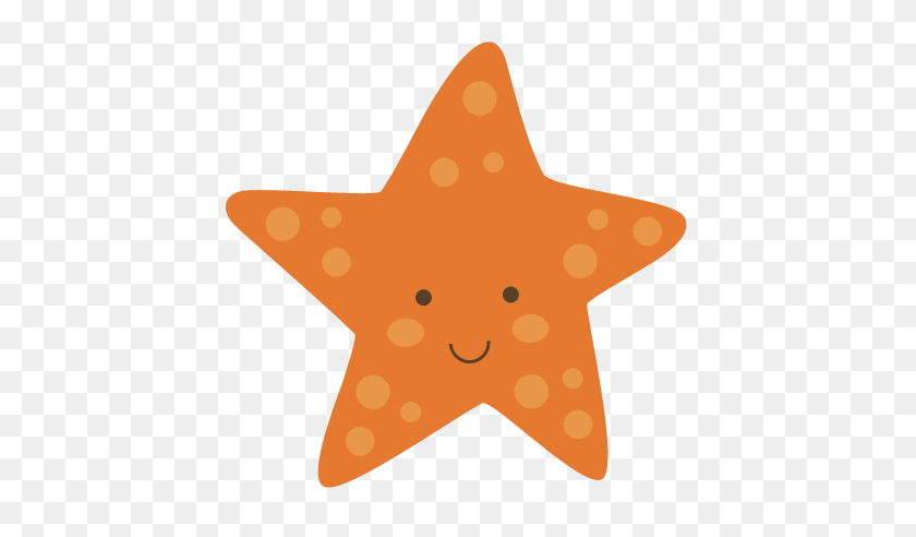 432x432 Free Star Fish Clipart - Orange Fish Clipart