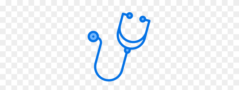 256x256 Free Stethoscope, Heart, Doctor, Medical, Instrument, Listen - Stethoscope Pictures Free Clip Art