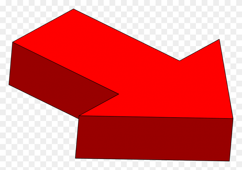 958x651 Free Stock Photo Illustration Of A Right Facing Red Arrow - Red Arrow PNG Transparent