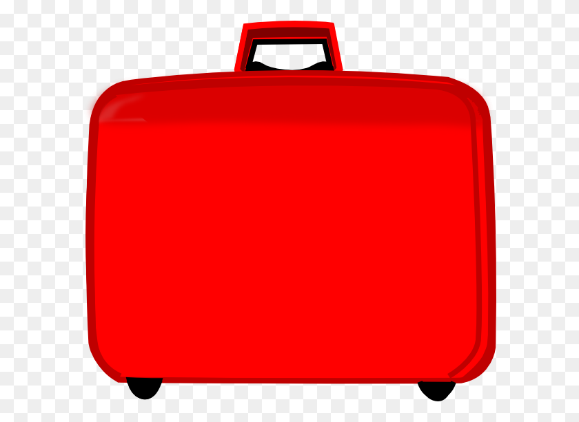 600x553 Free Suitcase Clipart - Packing A Suitcase Clipart