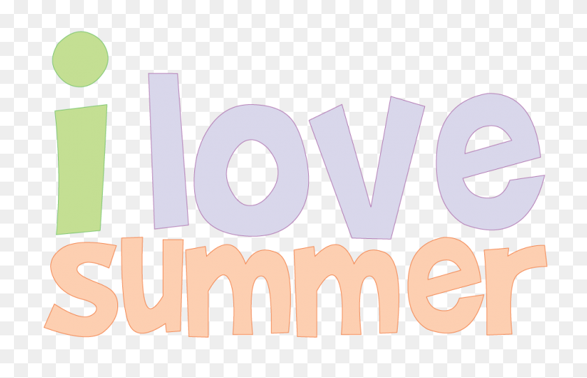 1000x617 Free Summer Clipart To Use For Party Decor, Crafts, School - We Love You Clipart