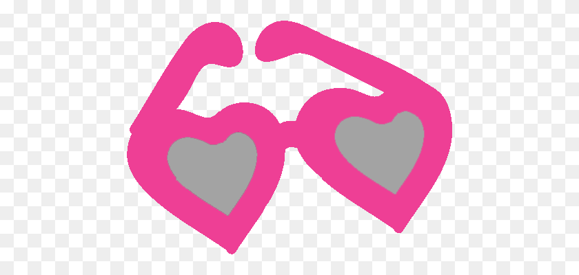472x340 Free Summer Fun Clip Art - Heart Sunglasses Clipart