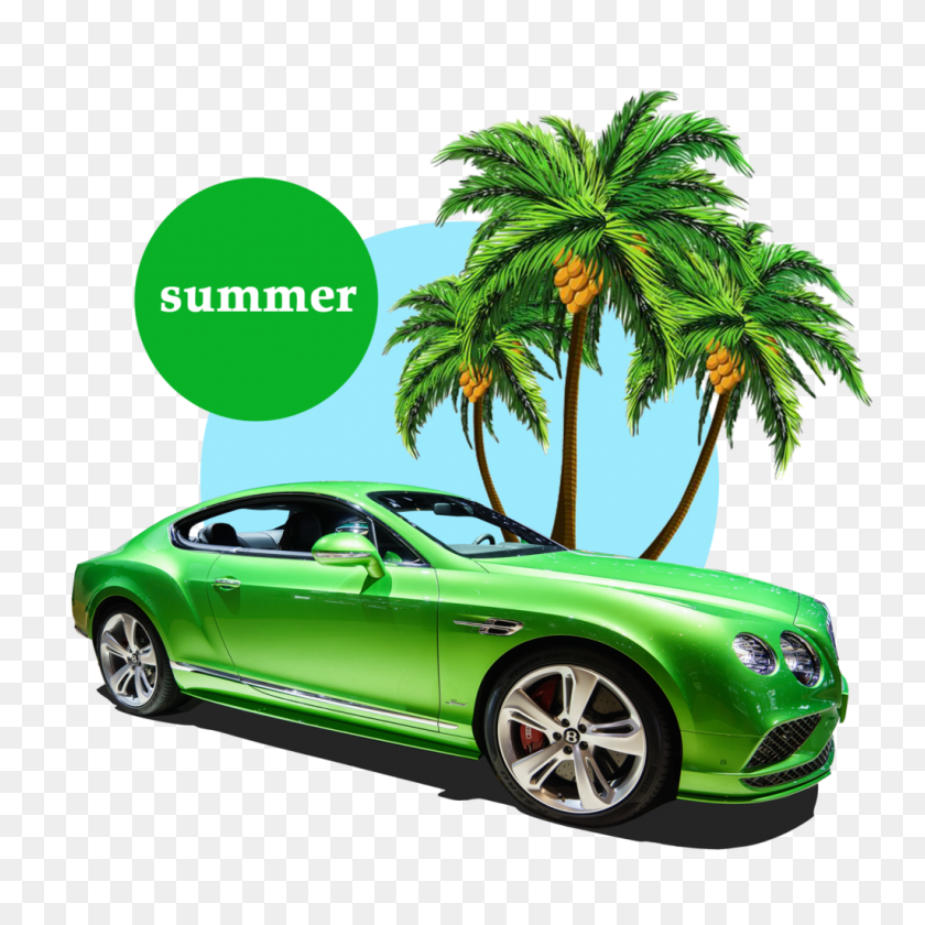 1024x1024 Free Summer Palm Tree Png - Bentley PNG