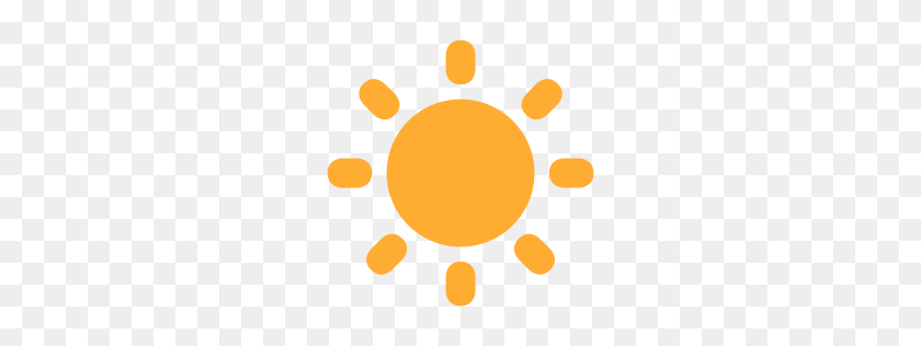 256x256 Free Sun, Bright, Rays, Sunny, Weather Icon Download Png - Weather Icon Png