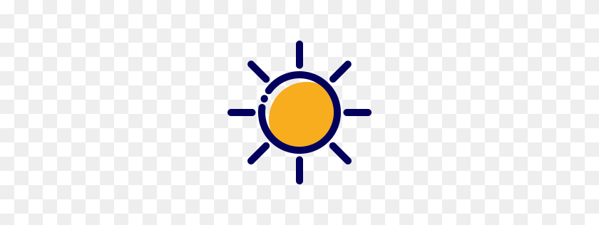 256x256 Значок Солнца Скачать Png, Форматы - Значок Солнца Png