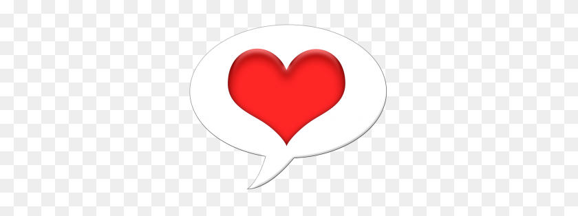 300x254 Free Talk Bubble Heart Clipart Clipart Heart, Clip - Retail Store Clipart