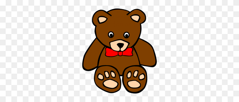 262x300 Free Teddy Bear Clip Art - Teddy Bear Clip Art