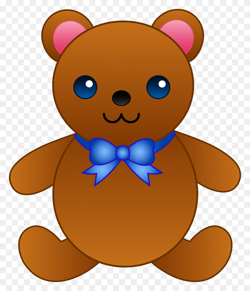 3881x4581 Free Teddy Bear Clip Art - Babysitting Clipart Free