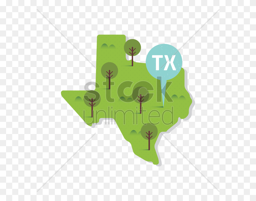 600x600 Free Texas State Map Vector Image - Texas State PNG