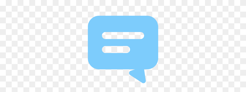 256x256 Бесплатный Текст, Чат, Пузырь, Активный, Сообщение, Разговор, Значок Разговора - Пузырь Текстового Сообщения Png