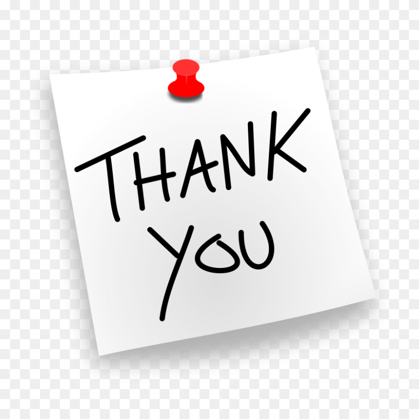 800x800 Free Thank You Clipart - Yesterday Clipart
