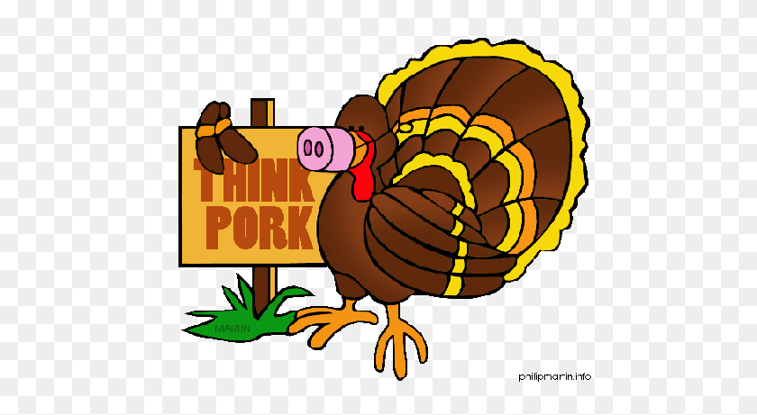 500x401 Free Thanksgiving Clip Art - Turkey Dinner Clipart