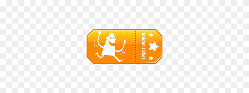 256x256 Free Ticket Icon Download Png, Formats - Golden Ticket PNG