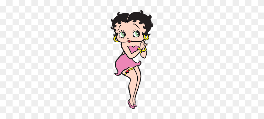 320x320 Free To Copy Betty Boop Cartoon Clip Art Images On A Transparent - Spaghetti Clipart Free
